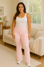 Slimming Yoga Straight-Leg Pants